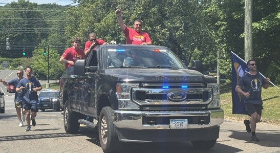 torch run finish line